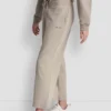 Metallic-Bubble-Logo-Cropped-Hose mit hoher Leibhöhe Metallic-Bubble-Logo-Cropped-Hose mit hoher Leibhöhe