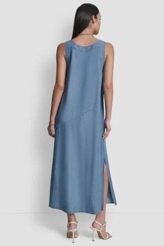 Midi-Swingkleid aus Tencel Midi-Swingkleid aus Tencel