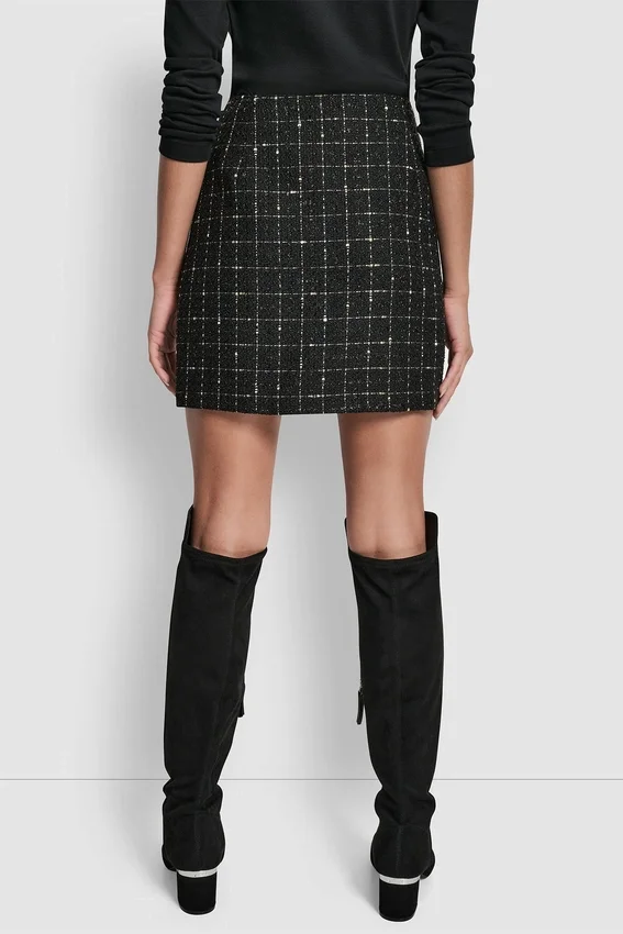 Minirock aus Bouclé-Tweed Minirock aus Bouclé-Tweed