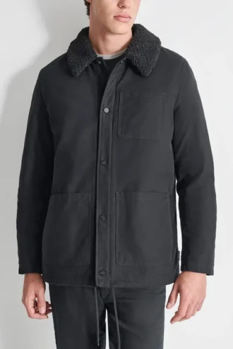 Mit Sherpa gefütterte Baumwoll-Arbeiterjacke