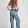 Mittlere Leibhöhe, Relaxed Fit, gerade Beine mit Kordelzügen Mittlere Leibhöhe, Relaxed Fit, gerade Beine mit Kordelzügen