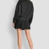 Mix-Media-Sweatshirt mit Bubble-Silhouette Mix-Media-Sweatshirt mit Bubble-Silhouette