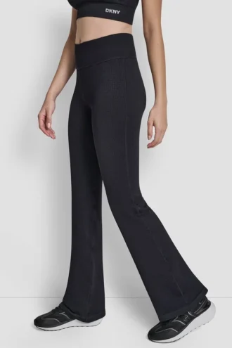 Nahtlose Flare-Hose mit hoher Taille Nahtlose Flare-Hose mit hoher Taille
