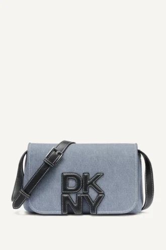 Nicole Denim Logo-Umhängetasche