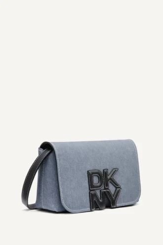 Nicole Denim Logo-Umhängetasche