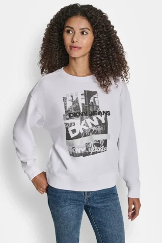 NYC DKNY Photoreal Real Sweatshirt