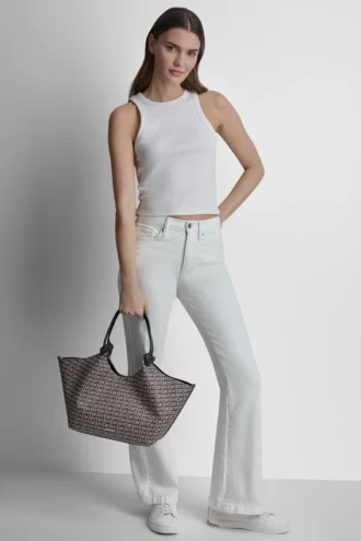 Paula New York Logo Medium Shopper