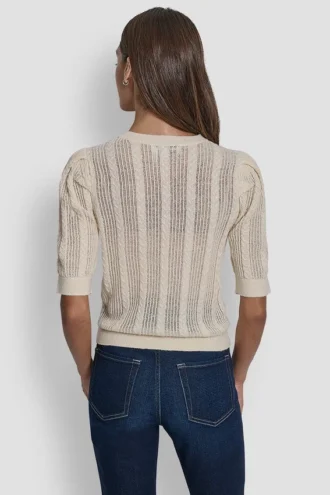 Pointelle-Pullover