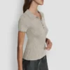 Polo-Pullover mit Lurex