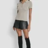 Polo-Pullover mit Lurex