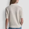 Polo-Pullover mit Strass-Logo