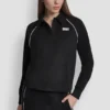 Polo-Sweatshirt mit Logo-Paspel Polo-Sweatshirt mit Logo-Paspel