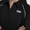 Polo-Sweatshirt mit Logo-Paspel Polo-Sweatshirt mit Logo-Paspel