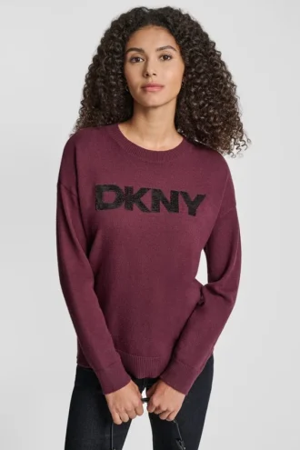 Pullover mit Pailletten-Verzierungen