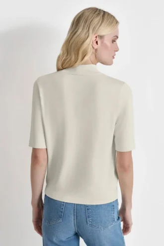 Pullover mit Stehkragen und Logo