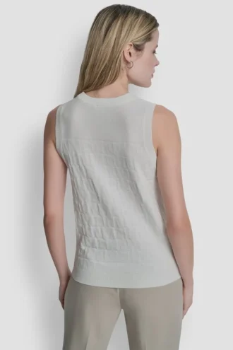 Pullover-Tops mit durchgehendem Logo