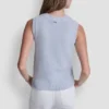 Ärmelloser Pullover mit Rundhalsausschnitt
