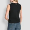 Ärmelloser Pullover mit Rundhalsausschnitt
