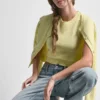 Ärmelloser Pullover mit Rundhalsausschnitt