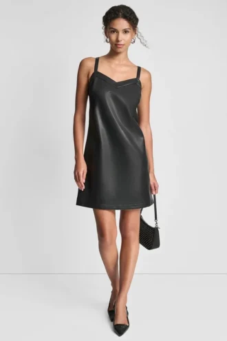 Ärmelloses A-Linien-Minikleid