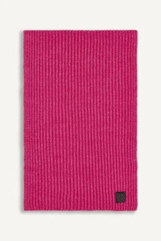 Schal mit Shaker-Stitch-Rippenmuster