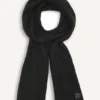 Schal mit Shaker-Stitch-Rippenmuster