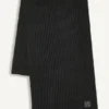 Schal mit Shaker-Stitch-Rippenmuster