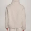 Sherpa-Jacke mit Reißverschluss und Schnallen-Kragen Sherpa-Jacke mit Reißverschluss und Schnallen-Kragen