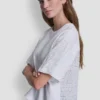 Shirt mit Puff-Ärmeln und Lochstickerei Shirt mit Puff-Ärmeln und Lochstickerei