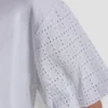 Shirt mit Puff-Ärmeln und Lochstickerei Shirt mit Puff-Ärmeln und Lochstickerei