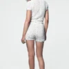 Shorts mit Pointelle-Ziernähten Shorts mit Pointelle-Ziernähten