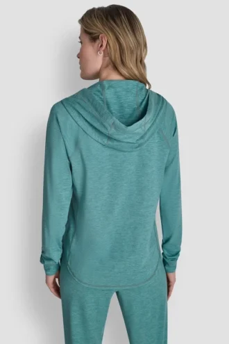 Spacedye-Hoodie mit durchgehendem Reißverschluss Spacedye-Hoodie mit durchgehendem Reißverschluss