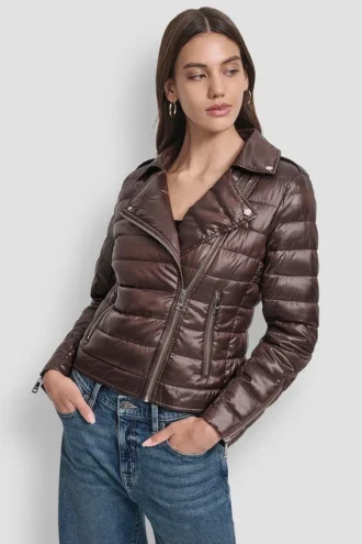 Steppjacke im Moto-Stil Steppjacke im Moto-Stil