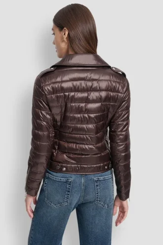 Steppjacke im Moto-Stil Steppjacke im Moto-Stil