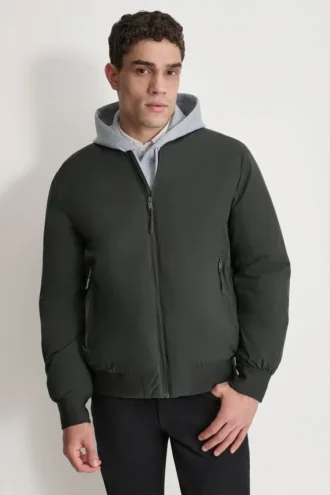 Stretch-Polyester-Jacke