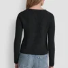 Strickjacke mit Tuck-Stich und Rundhalsausschnitt Strickjacke mit Tuck-Stich und Rundhalsausschnitt