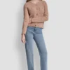 Strickjacke mit Tuck-Stich und Rundhalsausschnitt Strickjacke mit Tuck-Stich und Rundhalsausschnitt