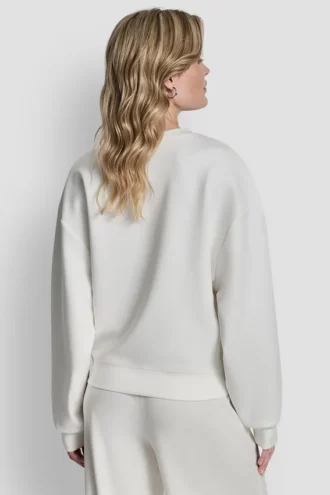 Sweatshirt aus Kunstleder mit Logo Sweatshirt aus Kunstleder mit Logo