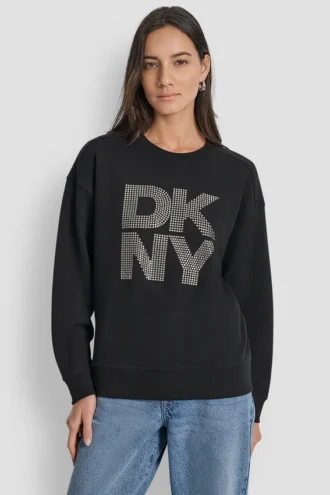 Sweatshirt mit verziertem Logo Sweatshirt mit verziertem Logo
