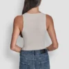 Tanktop mit Ombré-Strass-Verzierungen Tanktop mit Ombré-Strass-Verzierungen