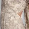 Tops-Kleid mit Naht und Bindeband am Rücken