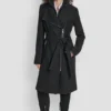 Woll-Wickeljacke mit Einsätzen Woll-Wickeljacke mit Einsätzen