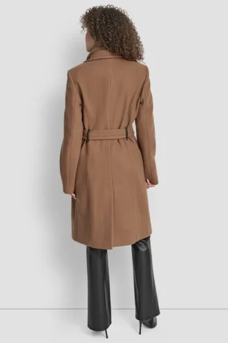 Woll-Wickeljacke mit Einsätzen Woll-Wickeljacke mit Einsätzen