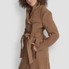 Woll-Wickeljacke mit Einsätzen Woll-Wickeljacke mit Einsätzen