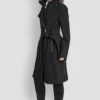 Woll-Wickeljacke mit Einsätzen Woll-Wickeljacke mit Einsätzen