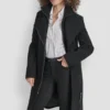 Woll-Wickeljacke mit Einsätzen Woll-Wickeljacke mit Einsätzen