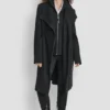 Woll-Wickeljacke mit Einsätzen Woll-Wickeljacke mit Einsätzen