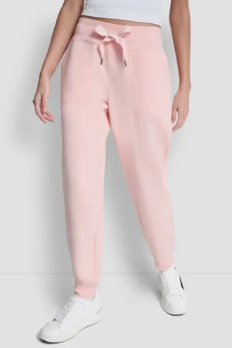 Zweifarbige Jogginghose mit Logo und Kordelzügen Zweifarbige Jogginghose mit Logo und Kordelzügen