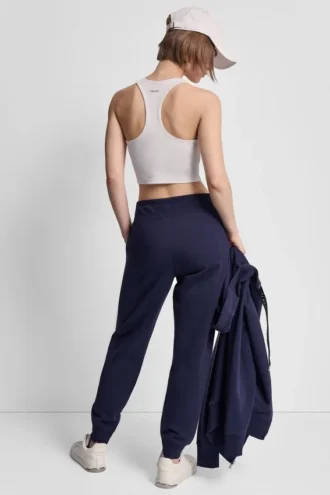 Zweifarbige Jogginghose mit Logo und Kordelzügen Zweifarbige Jogginghose mit Logo und Kordelzügen