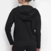 Zweifarbiger Kapuzenpullover mit Logo und Kordelzug Zweifarbiger Kapuzenpullover mit Logo und Kordelzug